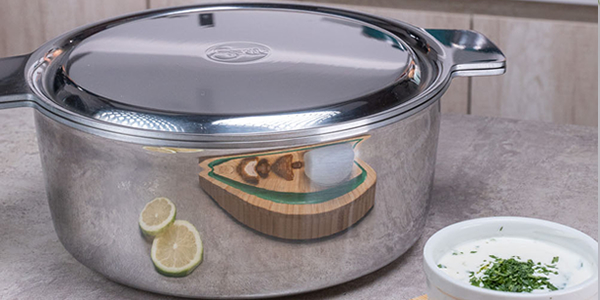 Cacerola 24cm Acero Inoxidable