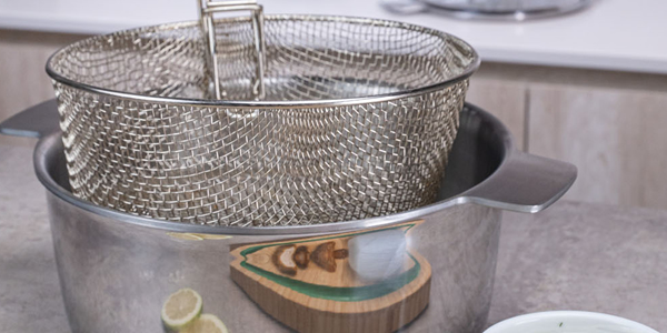 Cacerola 24cm Acero Inoxidable